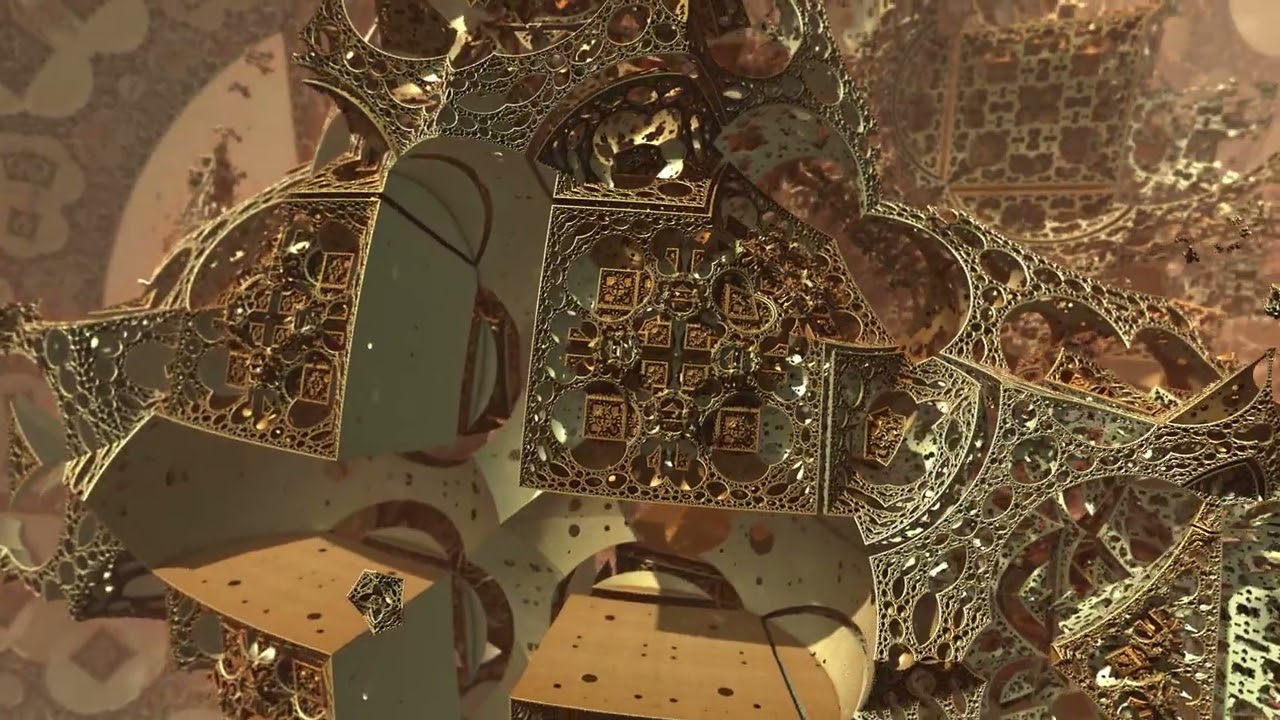 Real-time 3D fractal video thumbnail (print)